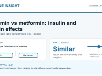 Hormone Insight visual abstract for imeglimin versus metformin insulin and incretin effects in type 2 diabetes