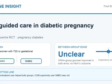 Hormone Insight visual abstract for CGM-guided individualized care in diabetic pregnancy