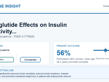 Clinical visual abstract: Semaglutide Effects on Insulin Sensitivity and β-Cell Function in Patients With Schizophrenia, Prediabetes, and Obesity Treated With Second-Generation Antipsychotics: Findings From the HISTORI Trial, a 30-Week Randomized, Placebo-Controlled Trial With Semaglutide 1.0 mg Weekly.